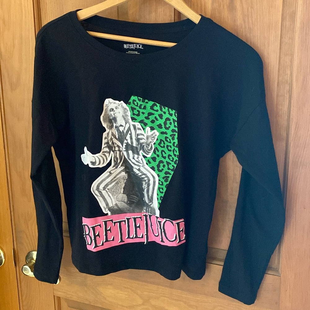 Beetlejuice Girls XL Long Sleeve T-shirt